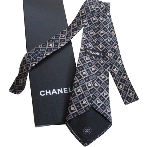 chanel tie price|Chanel ties for sale.